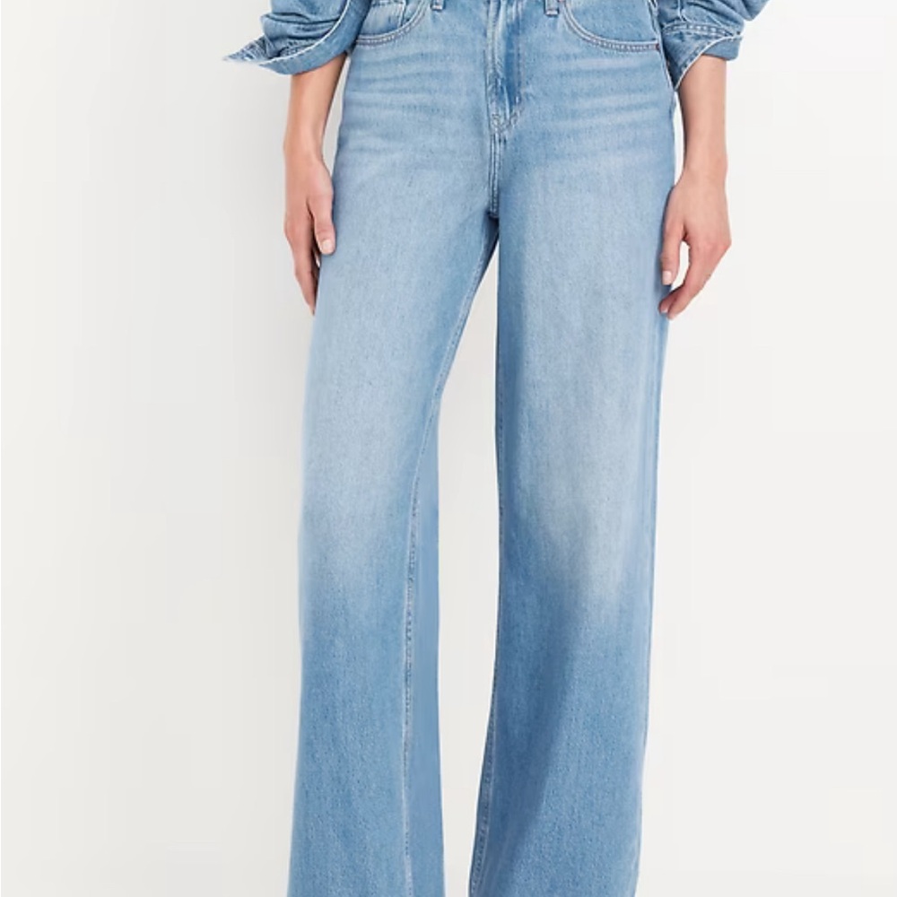 Old navy high rise baggy Wide-Leg Jeans